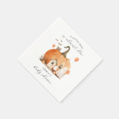 Waterverf Een beetje Boo Genderneutraal Baby showe Servet (Hoek)