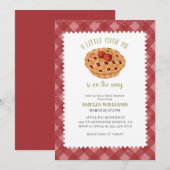 Waterverf Een beetje cutie pie herfst baby shower Kaart (Voorkant / Achterkant)