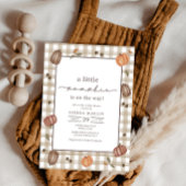 Waterverf een beetje pompoen Baby shower Kaart