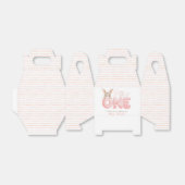 Waterverf Een Bunny is één Birthday gastgabel Bedankdoosjes (Uitgevouwen)