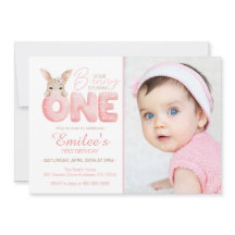 Waterverf Een Bunny is één foto 'Dag'