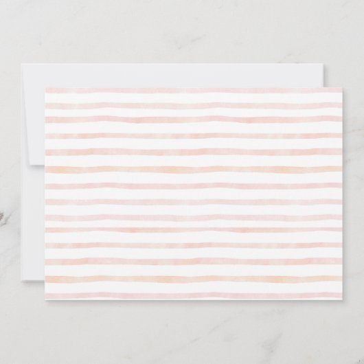 Waterverf Een Bunny is één foto 'Dag' Kaart (Achterkant)