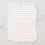 Waterverf Een Bunny is een uitnodiging van één dag (Achterkant)