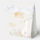 Waterverf Een Gekke Gans Wildflower 1e verjaardag Bedankdoosjes (Voorkant)