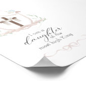 Waterverf een Godsdochter met kruis poster (Hoek)