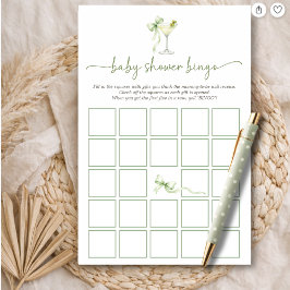 Waterverf Een Kleine Eentje Boog Baby Shower Bingo