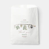 Waterverf een kleine visser baby sPaper Plat Bedankzakje (Voorkant)