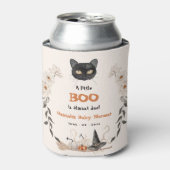 Waterverf Een Little Boo Halloween Baby shower Blikjeskoeler (Blikje Voorkant)