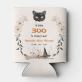 Waterverf Een Little Boo Halloween Baby shower Blikjeskoeler (Achterkant)