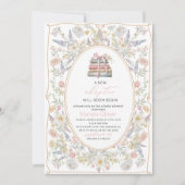 Waterverf een nieuw hoofdstuk Begin Baby shower In Kaart (Voorkant)