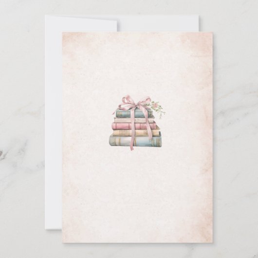 Waterverf een nieuw hoofdstuk Begin Baby shower In Kaart (Achterkant)