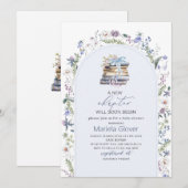 Waterverf Een nieuw hoofdstuk Begin Baby shower Kaart (Voorkant / Achterkant)