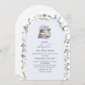 Waterverf Een nieuw hoofdstuk Begin Baby shower Kaart (Voorkant / Achterkant)