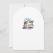 Waterverf Een nieuw hoofdstuk Begin Baby shower Kaart (Achterkant)