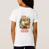 Waterverf een schattig chick paaseieren t-shirt (Achterkant)
