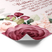 Waterverf Een spelbord voor Ring vrijgezellenfeest Poster (Hoek)