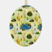 Waterverf eend keramisch ornament (Rechts)
