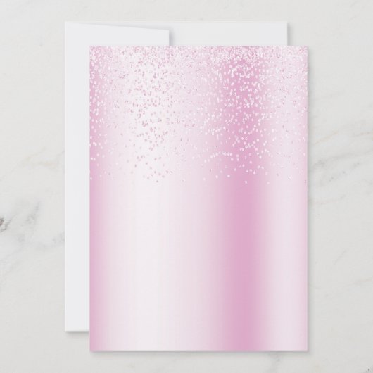 Waterverf Eend Roze Bloem 1e Verjaardag Kaart (Achterkant)