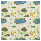 Waterverf eend stof (Swatch)