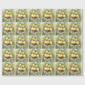 Waterverf Eenden in Wildflower Meadow Cadeaupapier (Vlak)