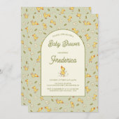 Waterverf eendje Baby shower Kaart (Voorkant / Achterkant)