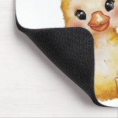 Waterverf eendje met zonnebloem muismat (Hoek)