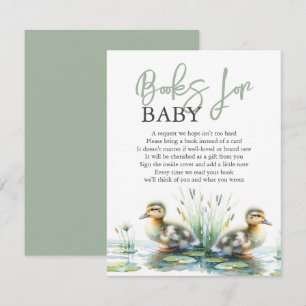 Waterverf eendjes boeken voor Baby Informatiekaartje