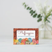 Waterverf, eendraadsgaren visitekaartje (Staand voorkant)