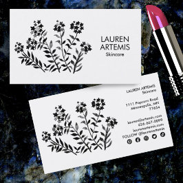 Waterverf Eenduidige flesvormige huiduitslag Visitekaartje