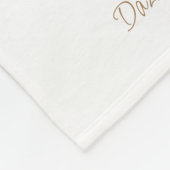 Waterverf Eenhoorn en Floral Wreath Baby Deken (Hoek)