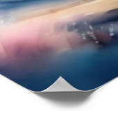 Waterverf Eenhoorn III Poster (Hoek)