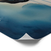 Waterverf Eenhoorn in Soft Muted Colours III Poster (Hoek)