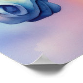 Waterverf Eenhoorn in Zachte Pastels VI Poster (Hoek)