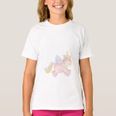 Waterverf Eenhoorn Kinder T-shirt (Voorkant)