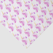 Waterverf eenhoorn paard hoofd kunst tissuepapier (Detail)