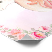 Waterverf Eenhoorn Poster. Kinderkamer Decoratie. Poster (Hoek)