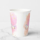 Waterverf Eenhoorn Rainbow Party Papier Cups Papieren Bekers (Rechts)