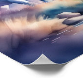 Waterverf Eenhoorn V Poster (Hoek)