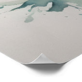 Waterverf Eenhoorn VII Poster (Hoek)