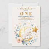 Waterverf Eenhoorn Waterverf Meisje Verjaardagsfee Kaart (Voorkant)