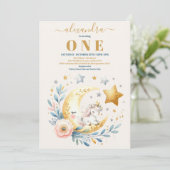 Waterverf Eenhoorn Waterverf Meisje Verjaardagsfee Kaart (Staand voorkant)