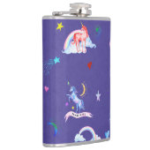 Waterverf Eenhoorns Heupfles (Rechts)