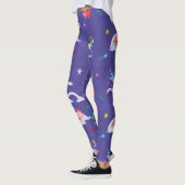 Waterverf Eenhoorns Leggings (Links)