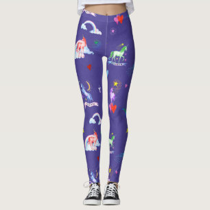 Waterverf Eenhoorns Leggings