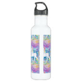 Waterverf Eenhoorns Waterfles (Achterkant)