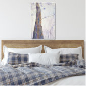 Waterverf eenhout canvas afdruk (Insitu (Slaapkamer))