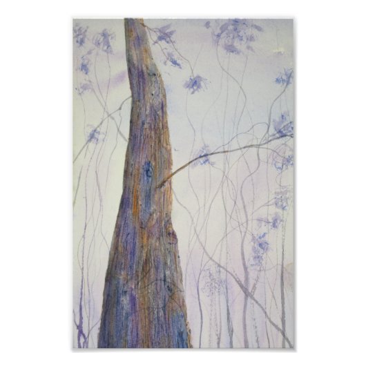 Waterverf eenhout foto afdruk (Voorkant)