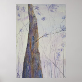 Waterverf eenhout poster