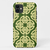 Waterverf Eenvoudig Gold Celtic Cross Pattern Case-Mate iPhone Case (Achterkant)