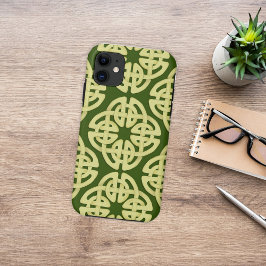 Waterverf Eenvoudig Gold Celtic Cross Pattern Case-Mate iPhone Case